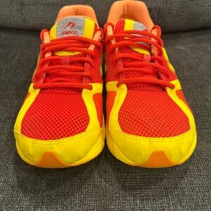 Newton Vibrant Red and Yellow Sneakers